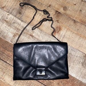 Loeffler Randal Crossbody Black Leather